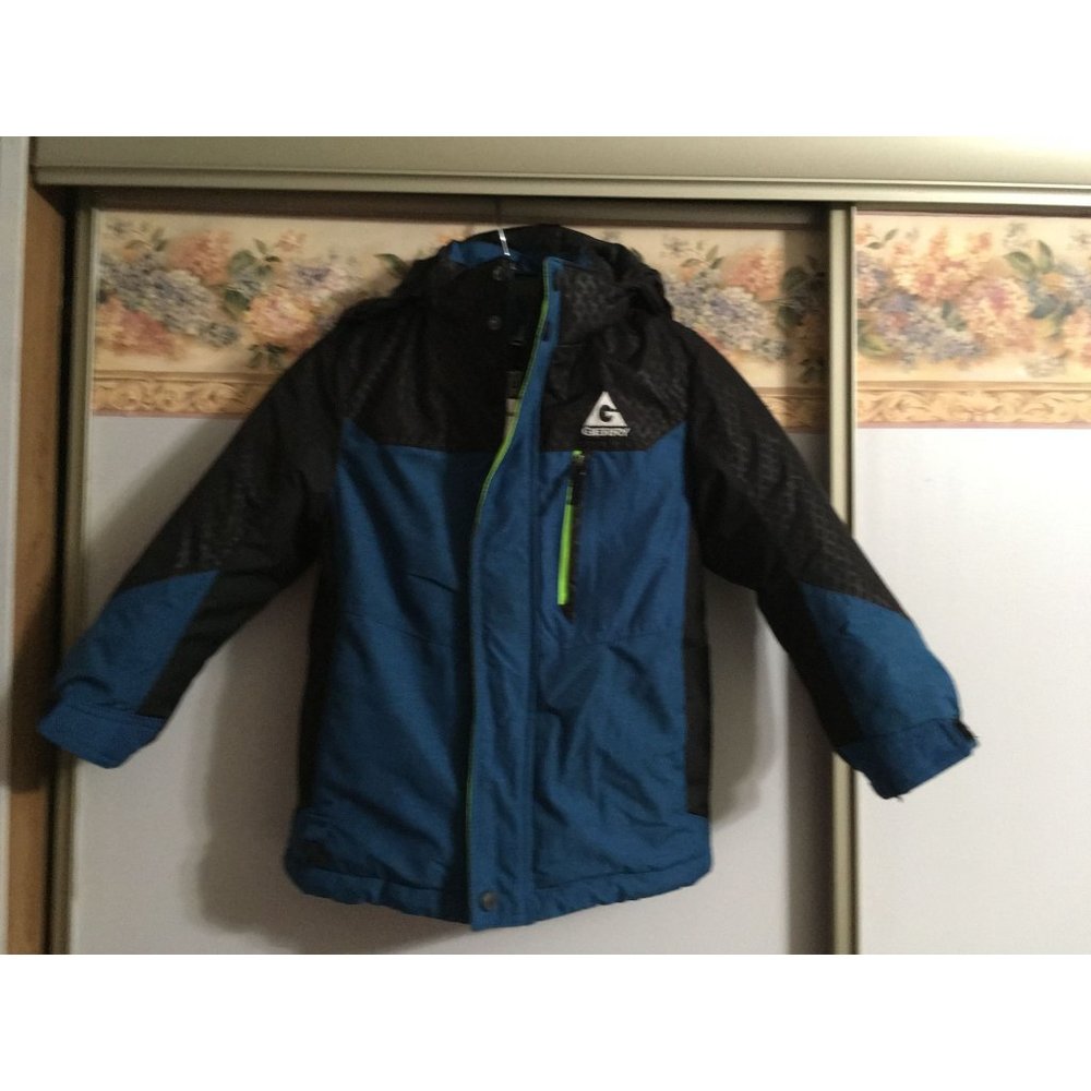Gerry XS 5-6 Blue 3-in-1 Outdoor Pocket Logo Warmth Jacket